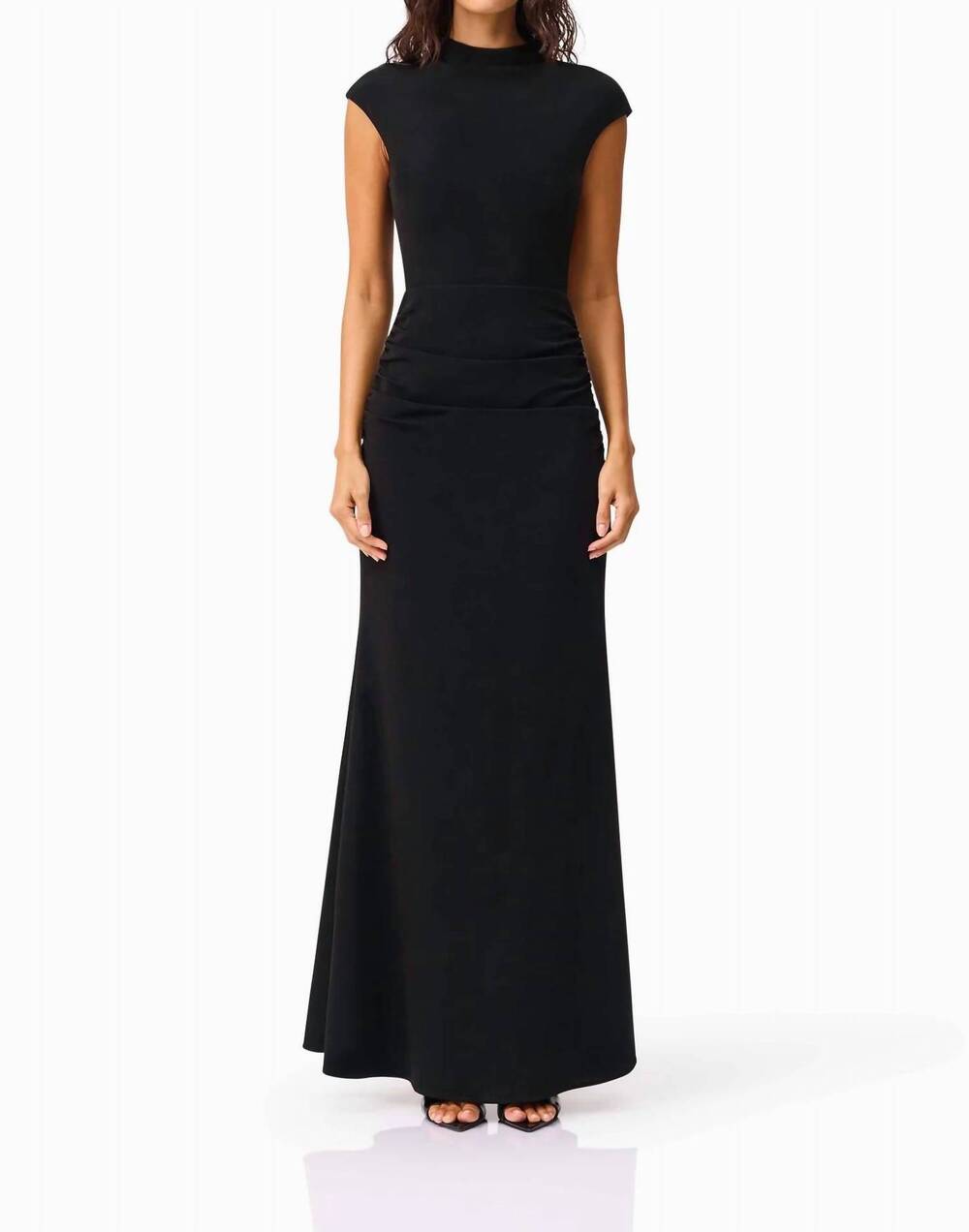 NEW ELLIATT danica high neck gown in black